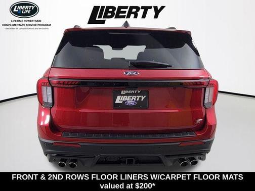 Rapid Red Metallic Tinted Clearcoat 2025 Ford Explorer ST