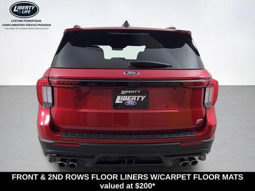 Rapid Red Metallic Tinted Clearcoat 2025 Ford Explorer ST