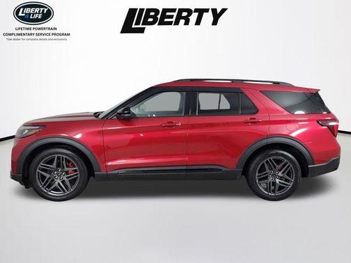Rapid Red Metallic Tinted Clearcoat 2025 Ford Explorer ST