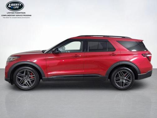 Rapid Red Metallic Tinted Clearcoat 2025 Ford Explorer ST