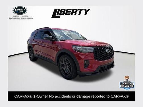 Rapid Red Metallic Tinted Clearcoat 2025 Ford Explorer ST
