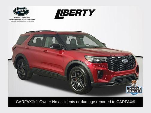 Rapid Red Metallic Tinted Clearcoat 2025 Ford Explorer ST