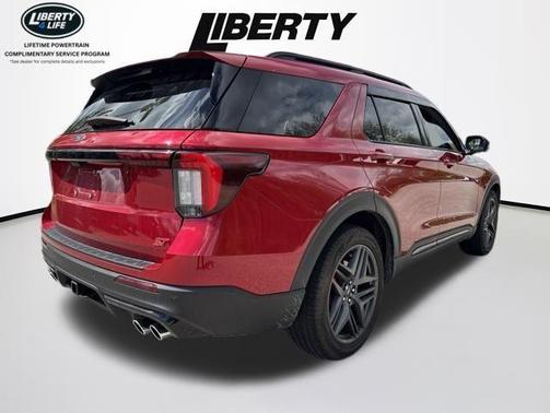 Rapid Red Metallic Tinted Clearcoat 2025 Ford Explorer ST