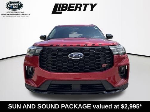 Rapid Red Metallic Tinted Clearcoat 2025 Ford Explorer ST