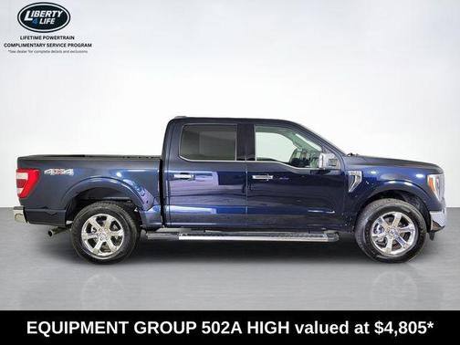 Antimatter Blue Metallic 2023 Ford F-150 Lariat