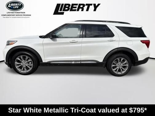 Star White 2024 Ford Explorer XLT