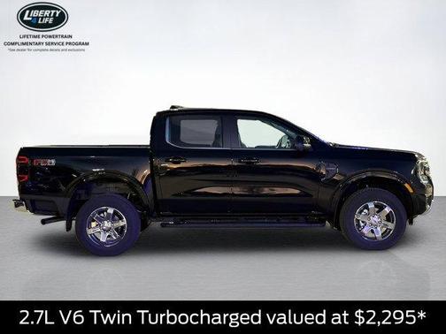 Shadow Black 2026 Ford Ranger Lariat