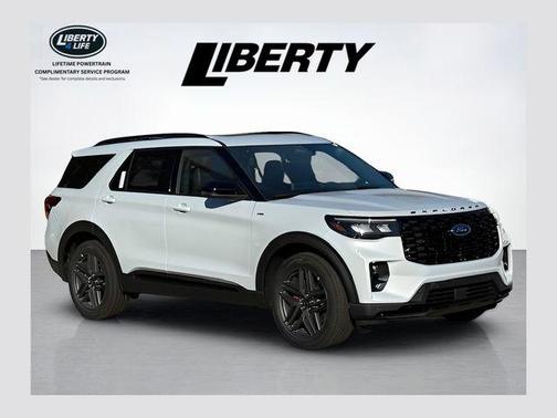 White Metallic 2026 Ford Explorer ST-Line