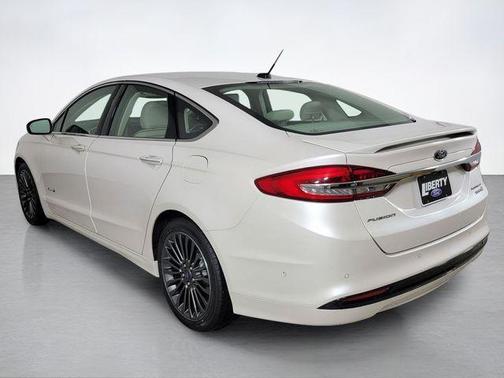 White Platinum Tri-Coat Metallic 2018 Ford Fusion Hybrid Platinum