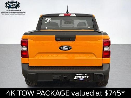 Orange 2026 Ford Maverick Lariat