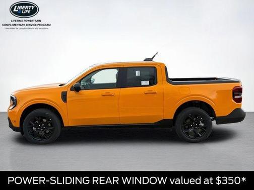 Orange 2026 Ford Maverick Lariat