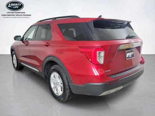 Rapid Red Metallic Tinted Clearcoat 2023 Ford Explorer XLT