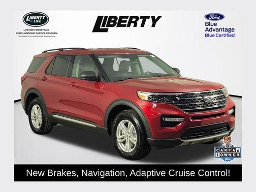 Rapid Red Metallic Tinted Clearcoat 2023 Ford Explorer XLT