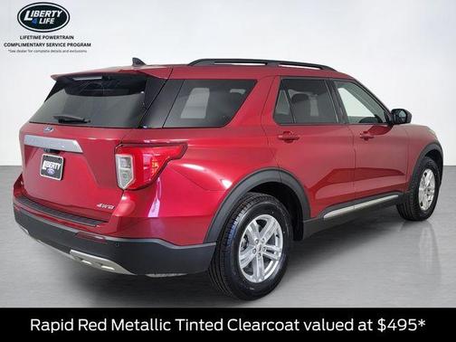 Rapid Red Metallic Tinted Clearcoat 2023 Ford Explorer XLT