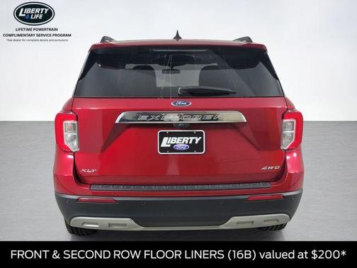 Rapid Red Metallic Tinted Clearcoat 2023 Ford Explorer XLT