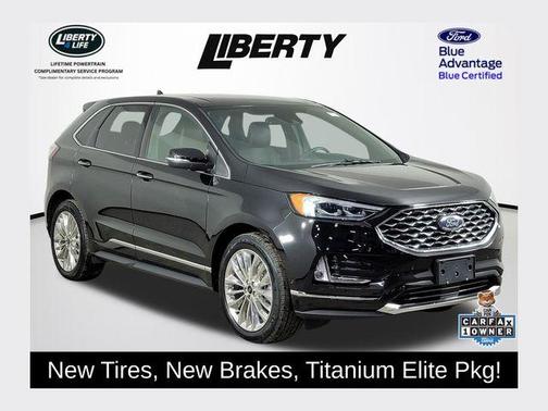 Agate Black 2020 Ford Edge Titanium