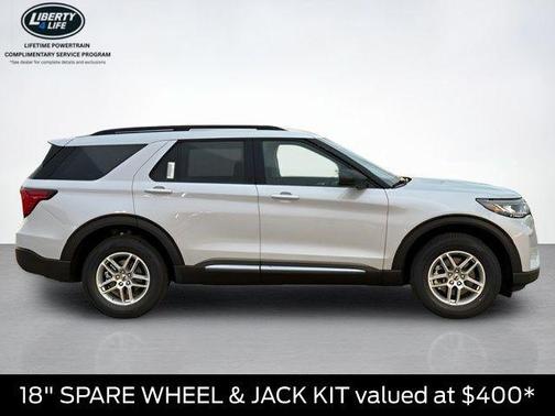 White Metallic 2026 Ford Explorer Active