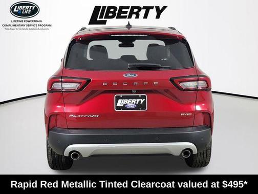 Red Metallic 2023 Ford Escape Platinum