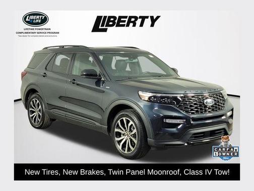 Stone Blue Metallic 2023 Ford Explorer ST-Line