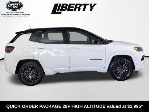 Bright White Clearcoat 2023 Jeep Compass Altitude