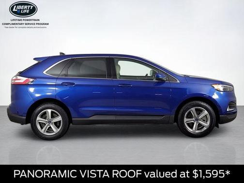 Atlas Blue Metallic 2022 Ford Edge SEL
