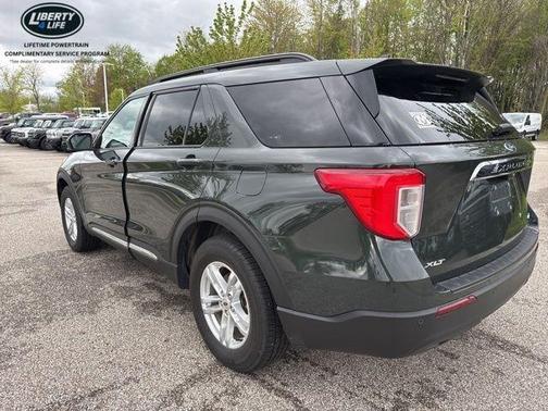 Forged Green Metallic 2023 Ford Explorer XLT