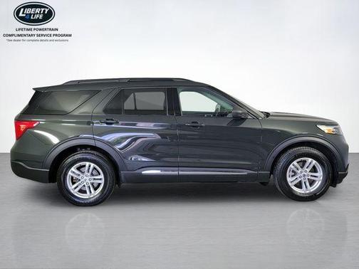 Forged Green Metallic 2023 Ford Explorer XLT