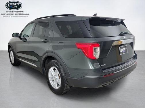 Forged Green Metallic 2023 Ford Explorer XLT