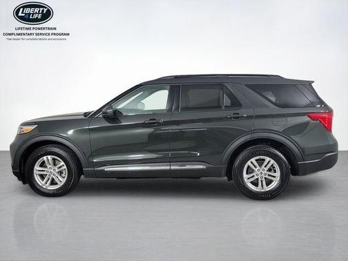 Forged Green Metallic 2023 Ford Explorer XLT