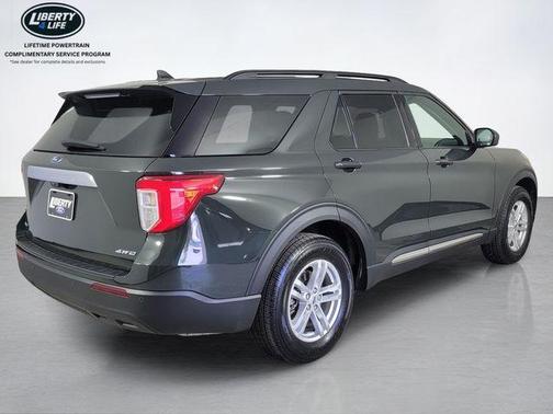 Forged Green Metallic 2023 Ford Explorer XLT