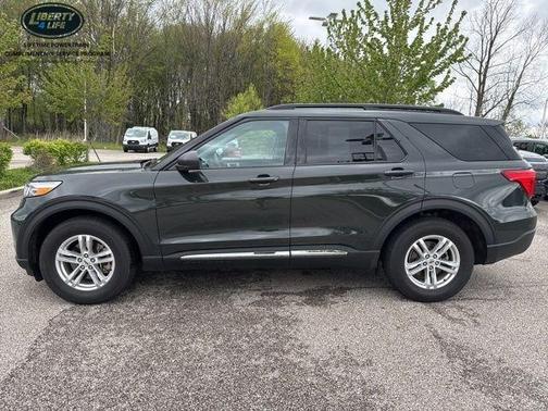 Forged Green Metallic 2023 Ford Explorer XLT