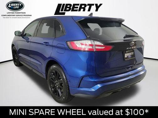 Atlas Blue Metallic 2024 Ford Edge ST Line