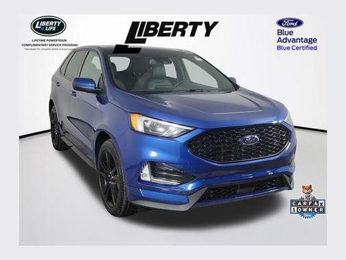 Atlas Blue Metallic 2024 Ford Edge ST Line