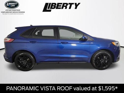 Atlas Blue Metallic 2024 Ford Edge ST Line
