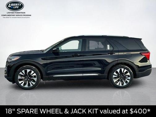 Black Metallic 2026 Ford Explorer Platinum