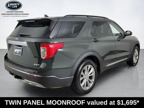 Forged Green Metallic 2023 Ford Explorer XLT