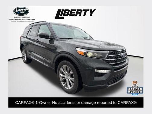 Forged Green Metallic 2023 Ford Explorer XLT