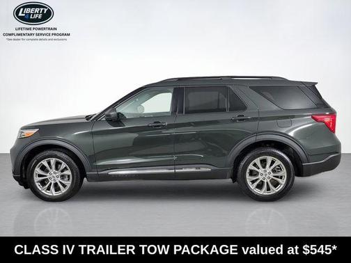 Forged Green Metallic 2023 Ford Explorer XLT