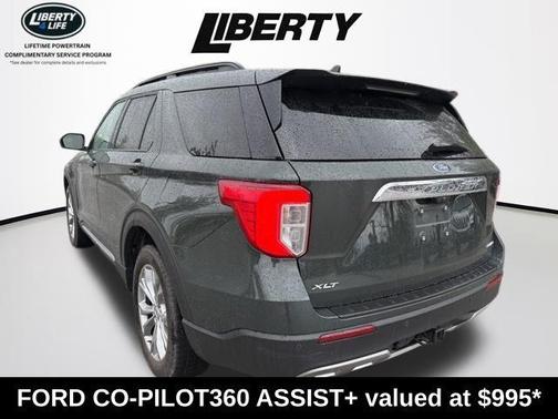 Forged Green Metallic 2023 Ford Explorer XLT