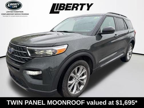 Forged Green Metallic 2023 Ford Explorer XLT