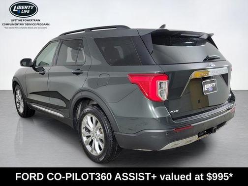 Forged Green Metallic 2023 Ford Explorer XLT