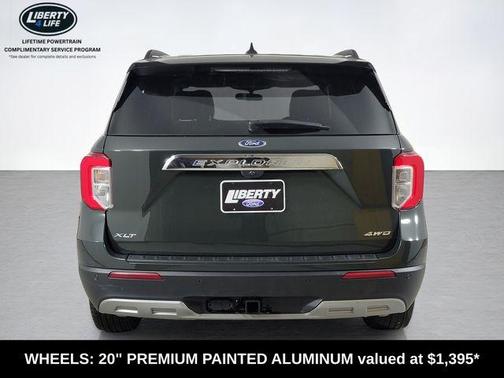 Forged Green Metallic 2023 Ford Explorer XLT