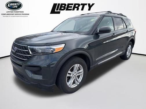 Forged Green Metallic 2023 Ford Explorer XLT