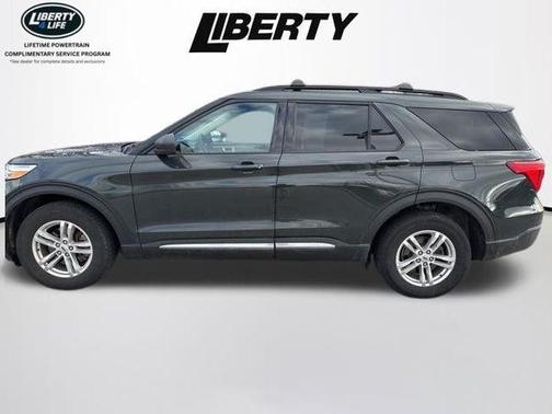 Forged Green Metallic 2023 Ford Explorer XLT