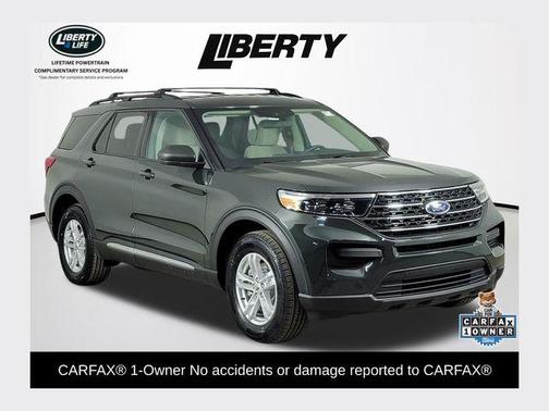 Forged Green Metallic 2023 Ford Explorer XLT