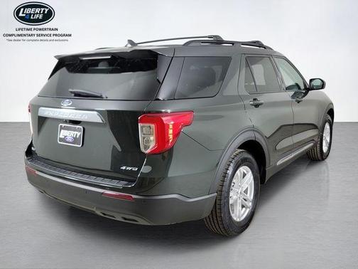 Forged Green Metallic 2023 Ford Explorer XLT