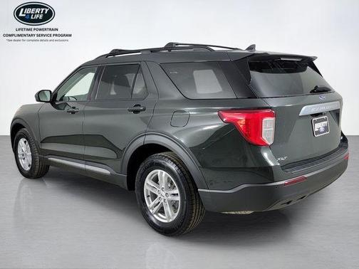 Forged Green Metallic 2023 Ford Explorer XLT
