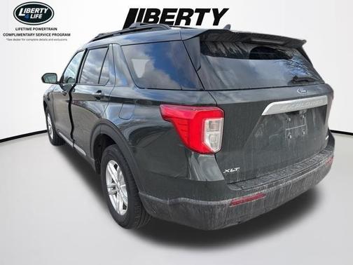 Forged Green Metallic 2023 Ford Explorer XLT