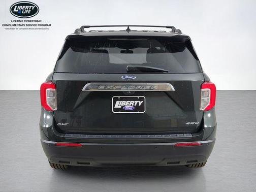 Forged Green Metallic 2023 Ford Explorer XLT