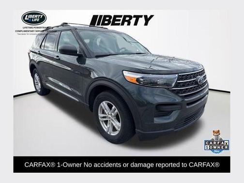 Forged Green Metallic 2023 Ford Explorer XLT